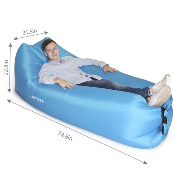 Square Head Air Lounger-Blue Color